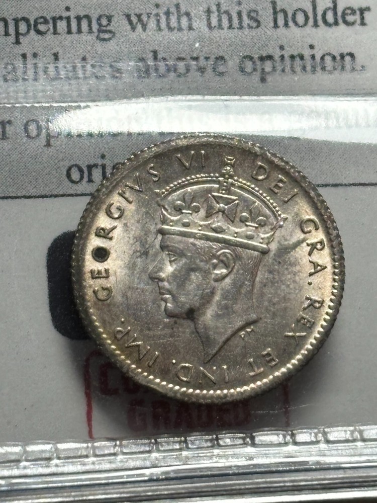 Newfoundland 1943C 5 Cents MS60