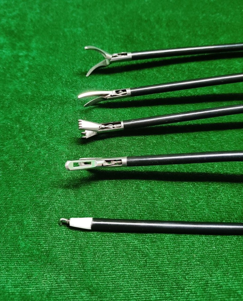 Laparoscopic Sills Instruments Set 5mmx400mm Reusable Surgical Instruments - 8pc