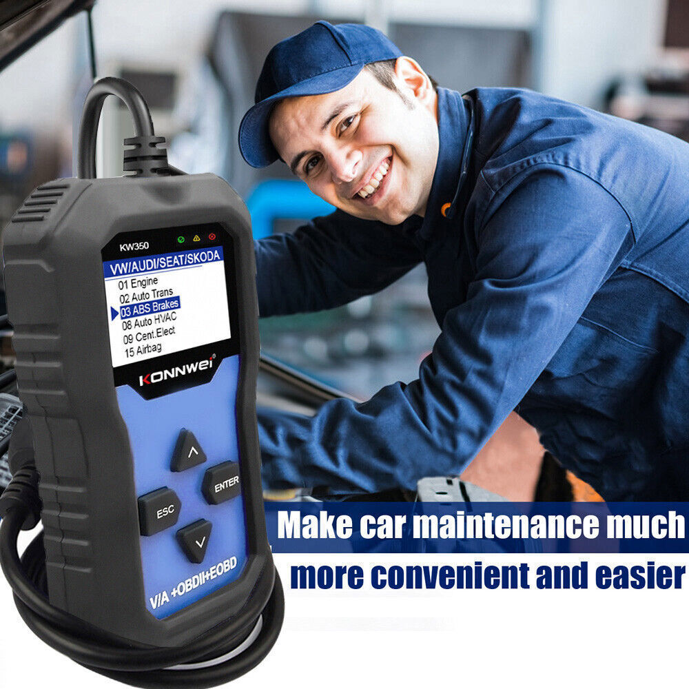 KONNWEI KW350 OBD2 Automotive Fault Scanner Code Reader tester Scanner Tool