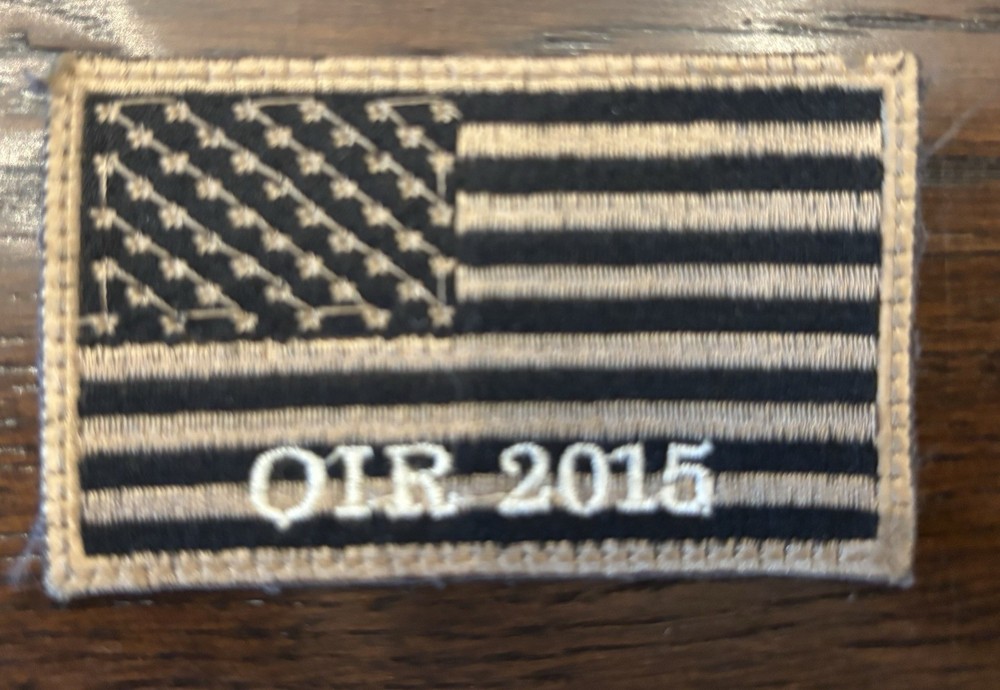 OPERATION INHERENT RESOLVE FLAG PATCH- NO HOOK BACK NEW