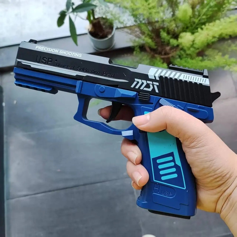 🔫 USP Soft Bullet Foam Blaster Shell Ejecting Toy Gun for Kids!
