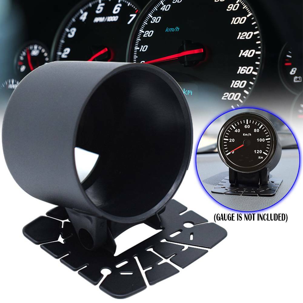 Universal 52mm 2 " Single Gauge Pod Mount Holder Dashboard Bracket Meter Cup ABS