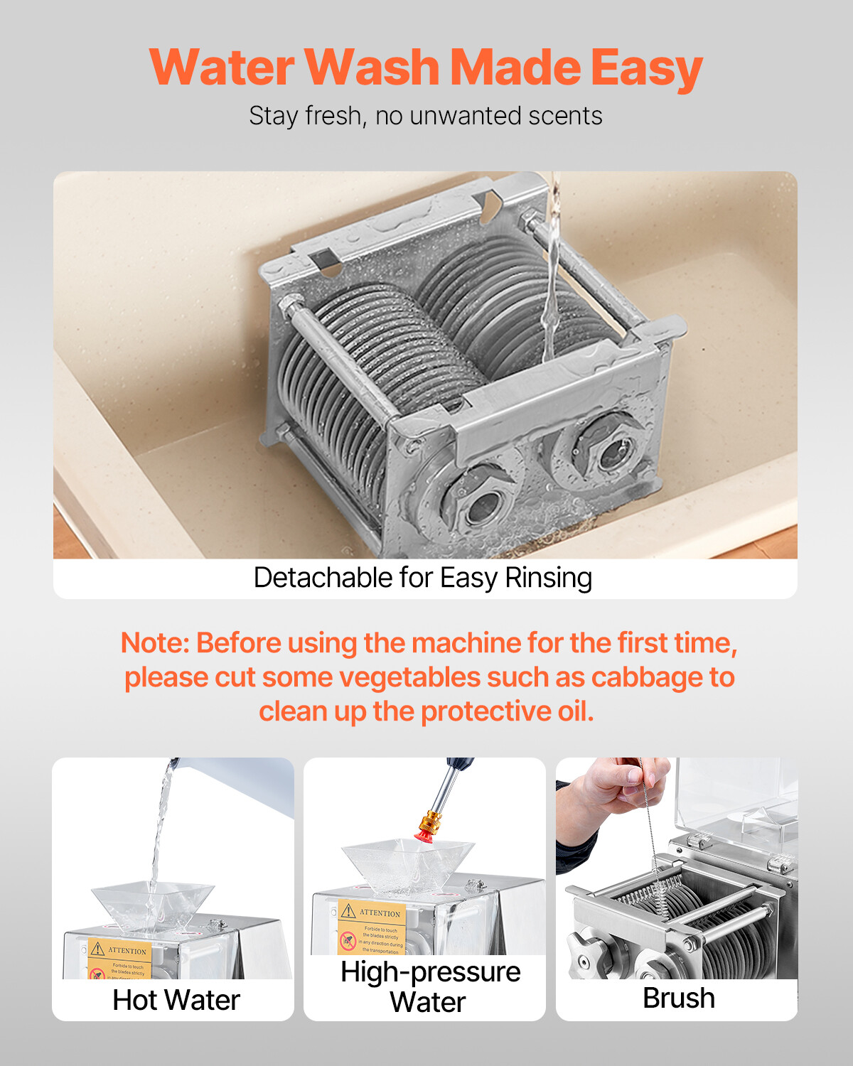 Electric Meat Cutting Machine 850W 5mm Commercial Meat Cutter Slicer Kitchen