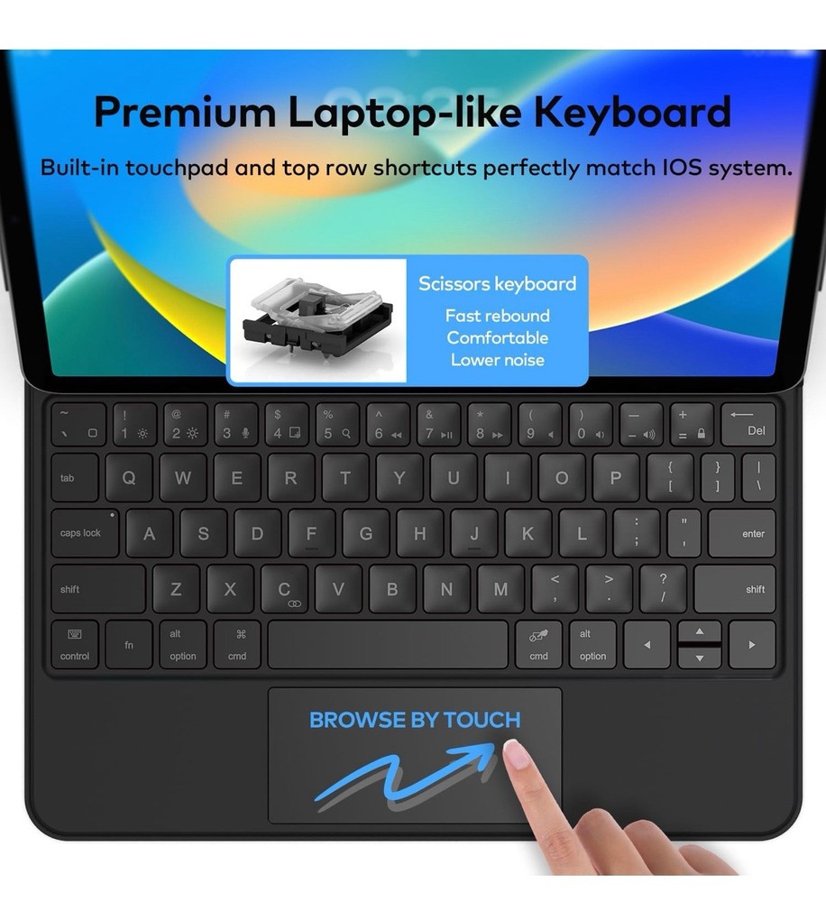 Keyboard Case for iPad 10th generation 2022