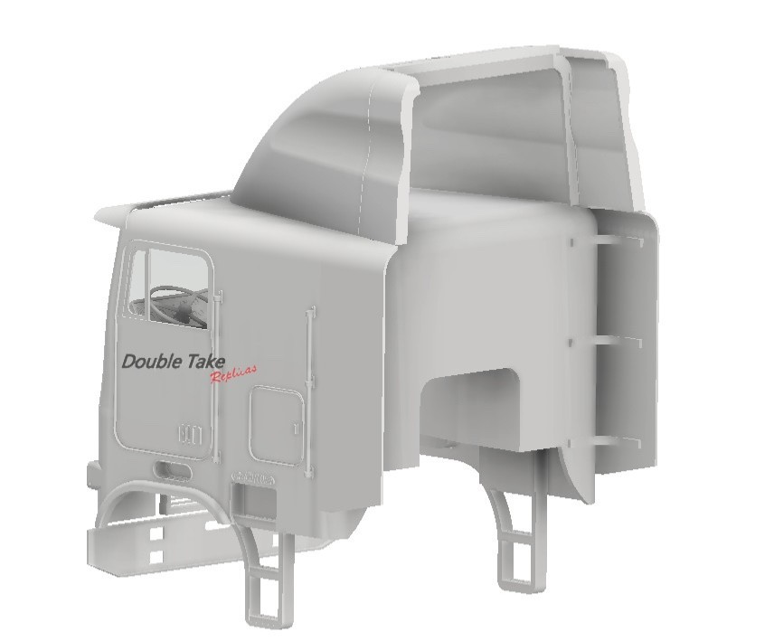 1/25th resin 3d 84-88 Freightliner 86" cab by KJ