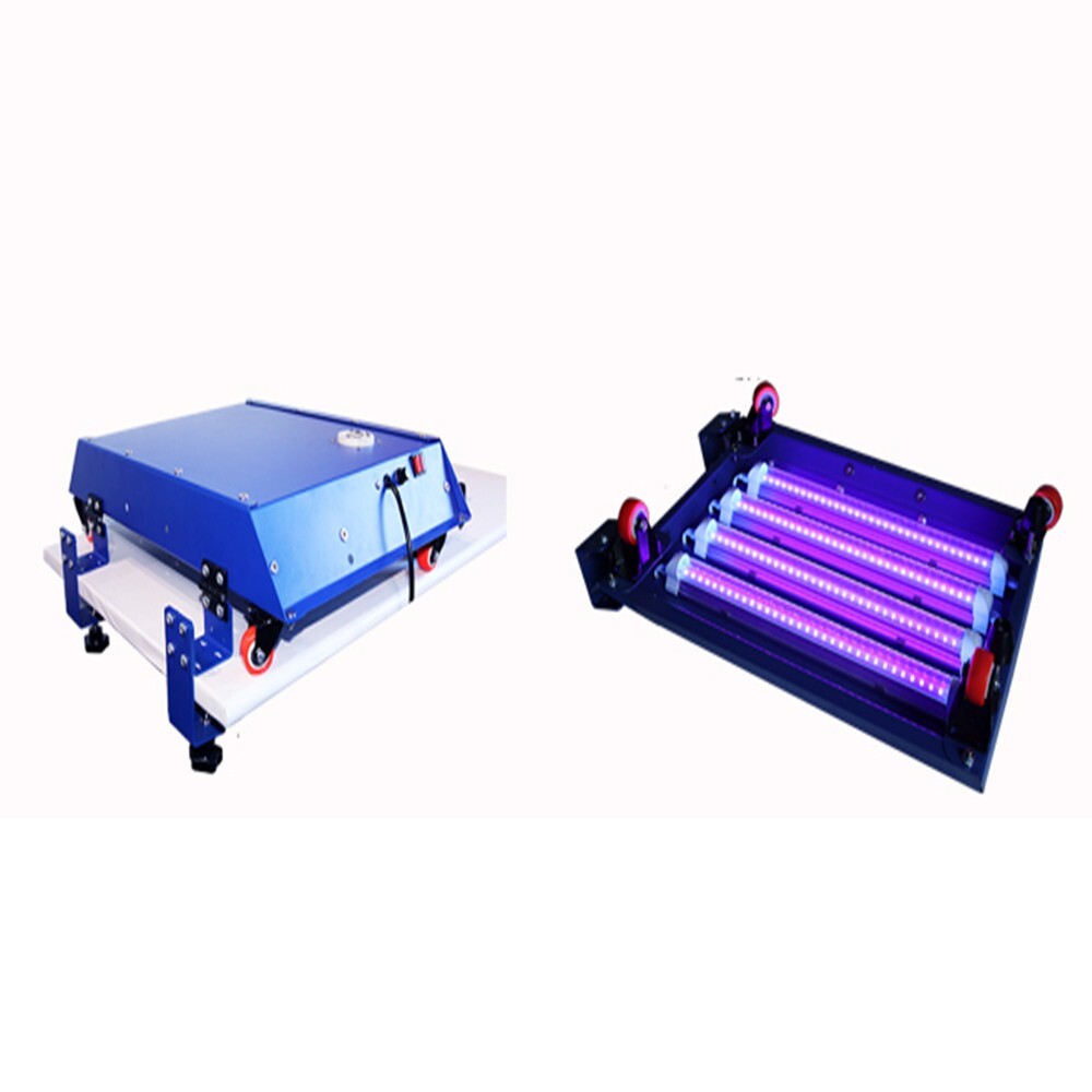 110V Push-Pull LED Movable Exposure Unit Ultraviolet Plate Drying Printing 12W×4