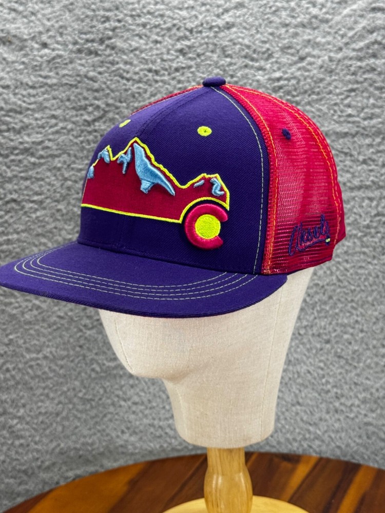 Colorado Aksels Mesh Snapback Colorblock Baseball Mesh Back Hat Cap Adjustable