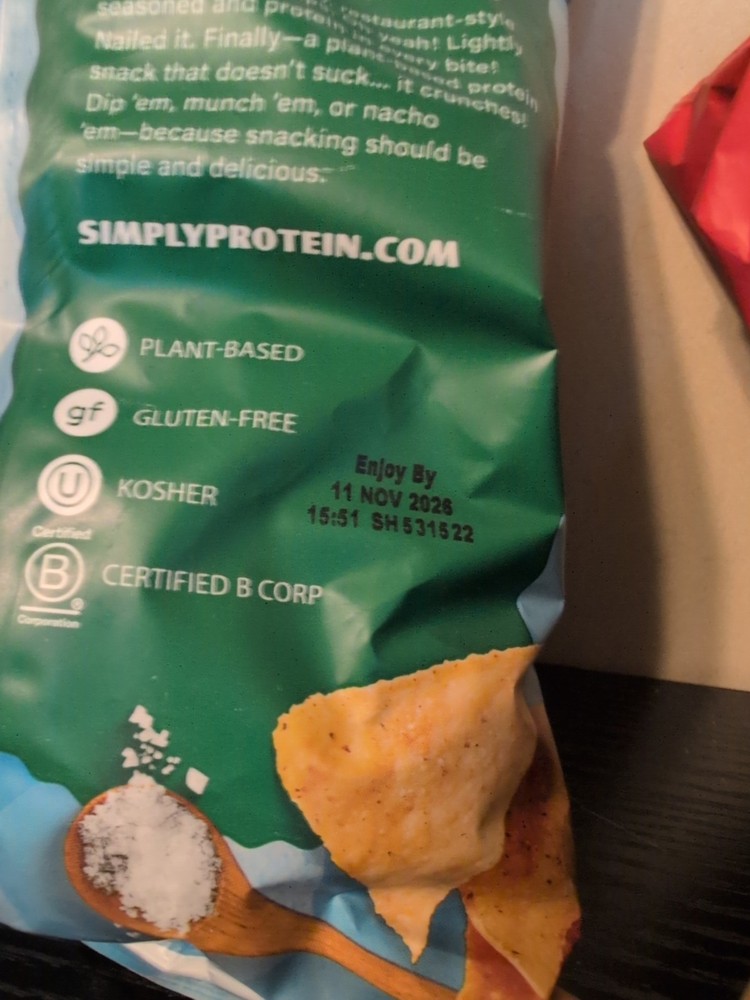 2 Bags Simply Protein Chips