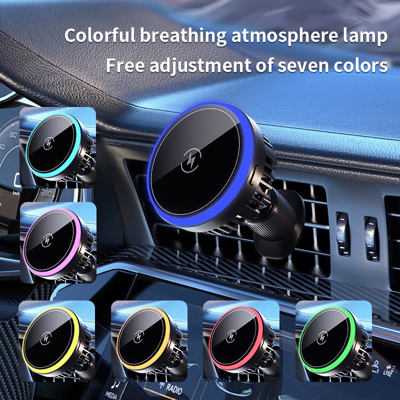 Universal Strong Magnetic 360°Rotation Air Vent Car Mount Dashboard Phone Holder