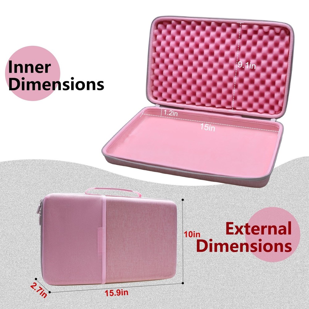 LTGEM Case Compatible with Logitech Wave Keys MK670 Wireless Ergonomic Keyboa...