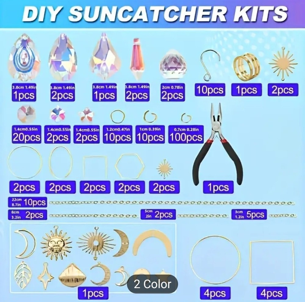 200 Piece Suncatcher-Making Kit