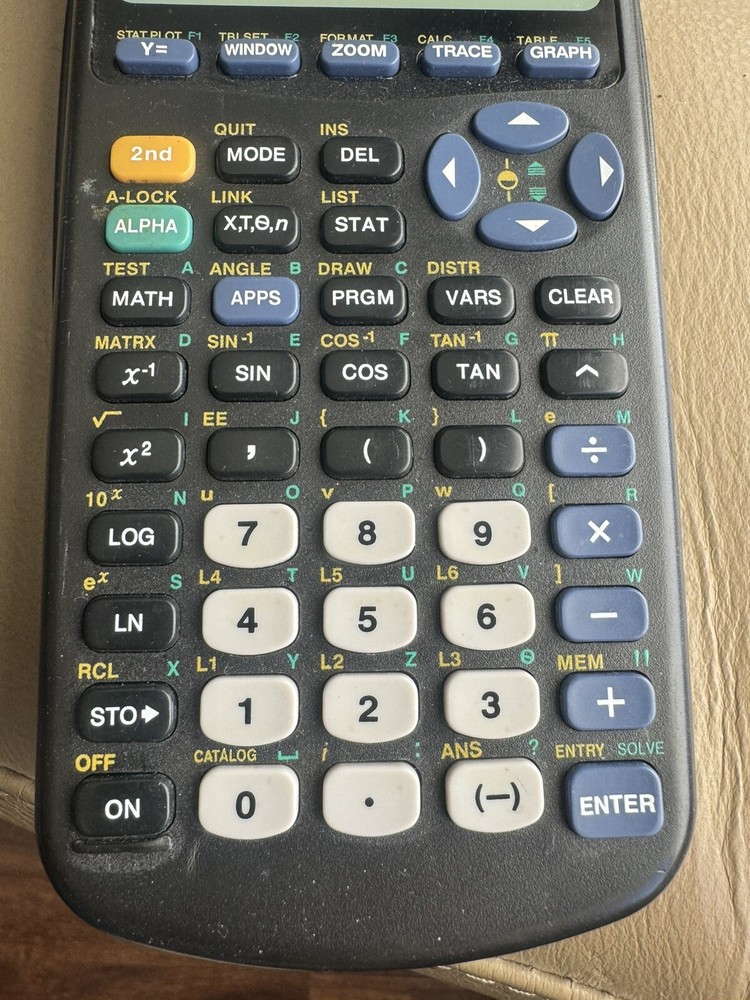 Texas Instruments TI-83 Plus Black Graphing Calculator with Cover