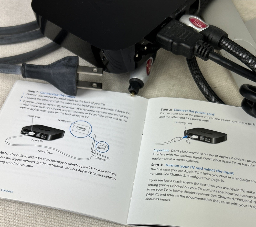 Apple Tv A1469 basic streaming AirPlay, READ DESCRIPTION 3rd GEN