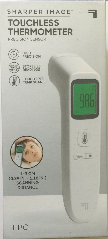 SHARPER IMAGE Digital Touchless Smart Forehead Thermometer