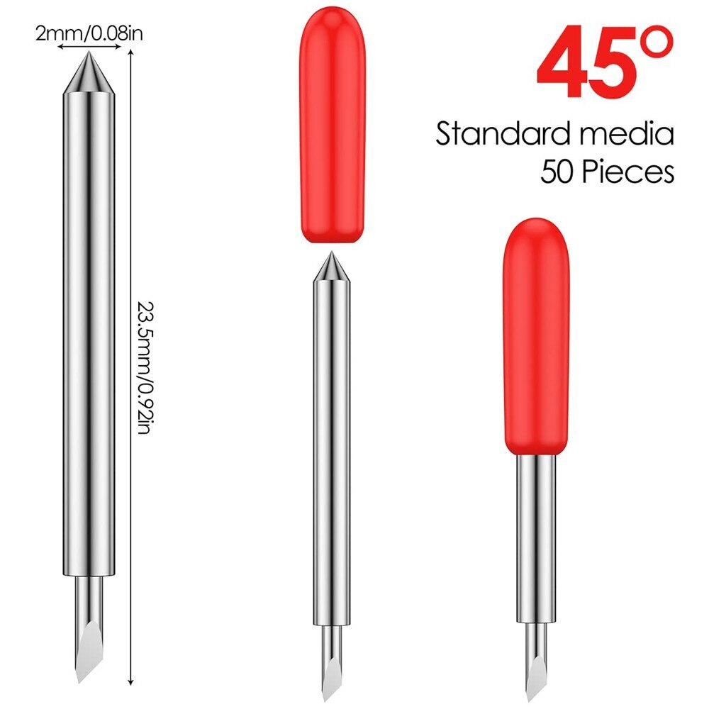 20Pcs 45° Cemented Carbide Blades for Roland Cutting Plotter Vinyl Cutter