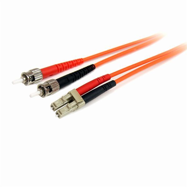 StarTech FIBLCST2 2m Multimode 62.5/125 Duplex Fiber Patch Cable LC - ST