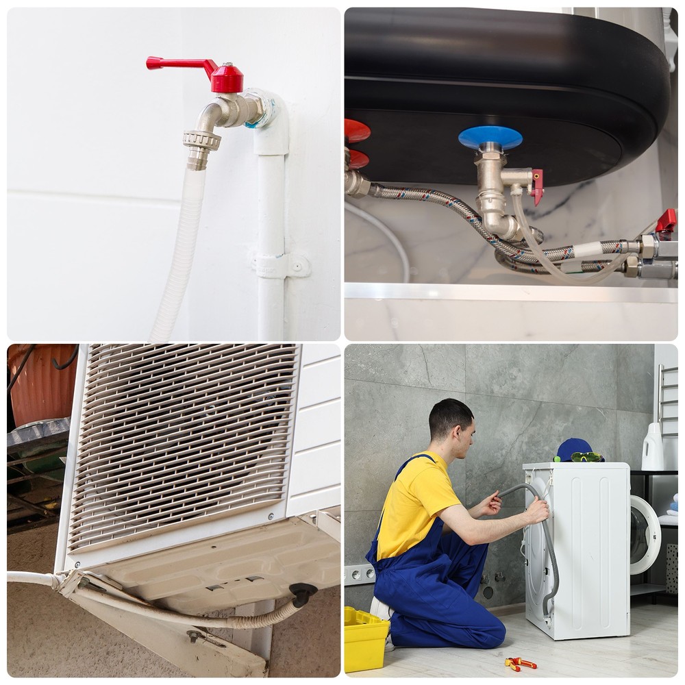 3.3Ft Air Conditioner Drain Hose Universal Mini Split AC Drain Hose Clear