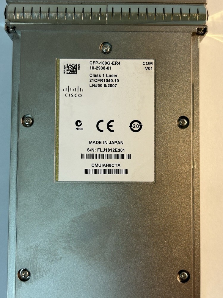 Cisco CFP-100G-ER4 100GBase-ER4 CFP Module Cisco Original