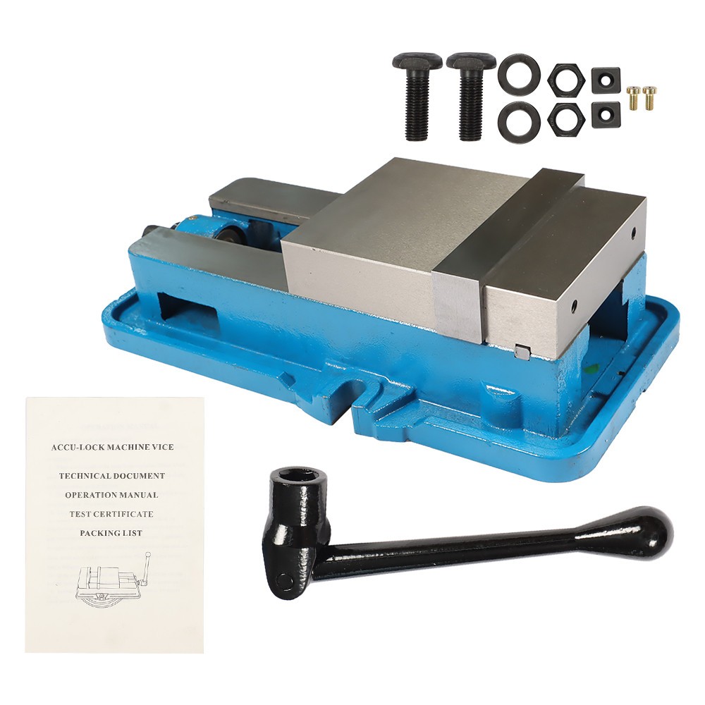 6" Lockdown Vise Precision CNC Milling Machine Bench Clamping Vice New