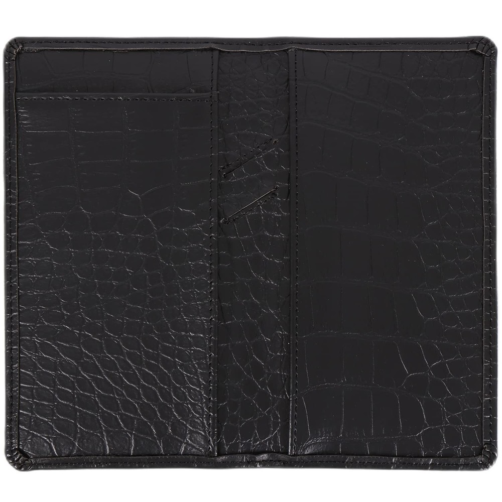Checkbook Cover for Duplicate Checks for Men, RFID Blocking PU Leather Standa...