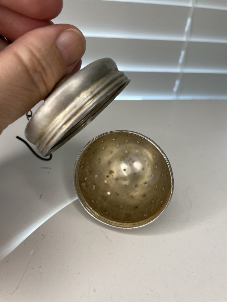Vintage Aluminum Tea Strainer Infuser