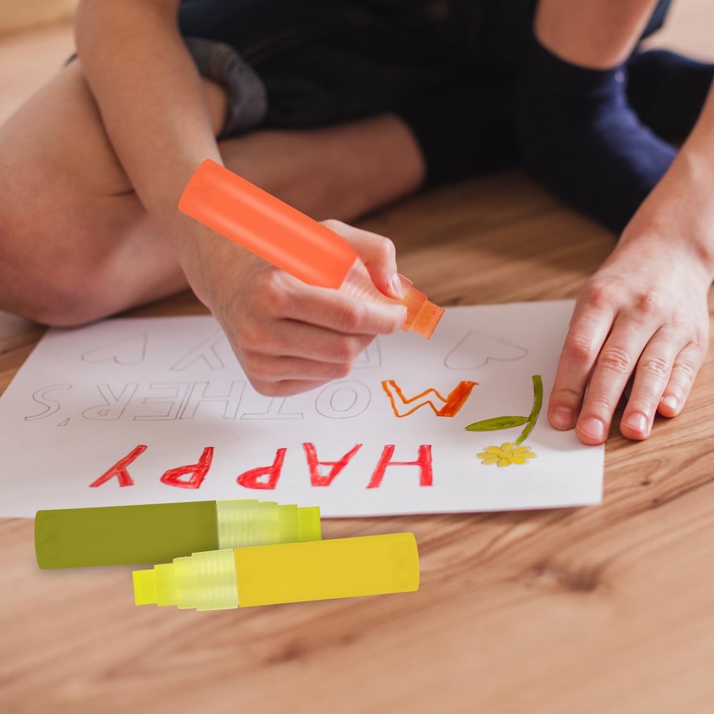 4 Pcs Refillable Paint Pens Empty Graffiti Markers transparent