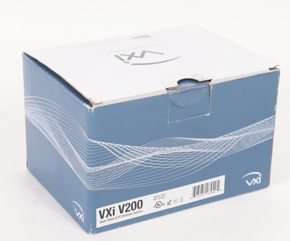 VXi V200 Office Wireless Headset Desktop Charging Base Kit