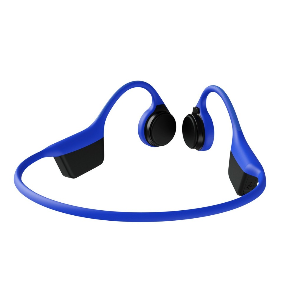 Open-Ear Design Bone Conduction Headphones  without Bluetooth for Workouts(BLUE)