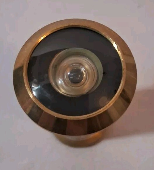NEW OLD STOCK ~ 200 Degree Solid Brass Door Viewer Code #94014 Model # UL200