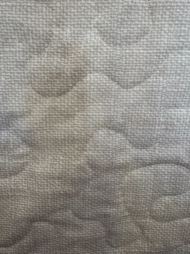 Handmade throw size harvest stars pattern quilt