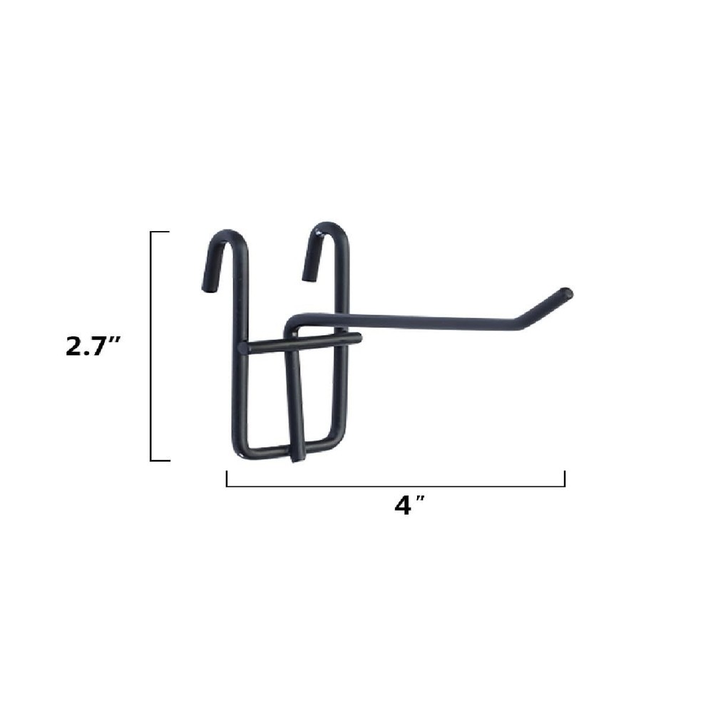 40 Packs 4" Metal Grid Wall Hooks, Standard Gridwall Panel Hooks are for Grid...