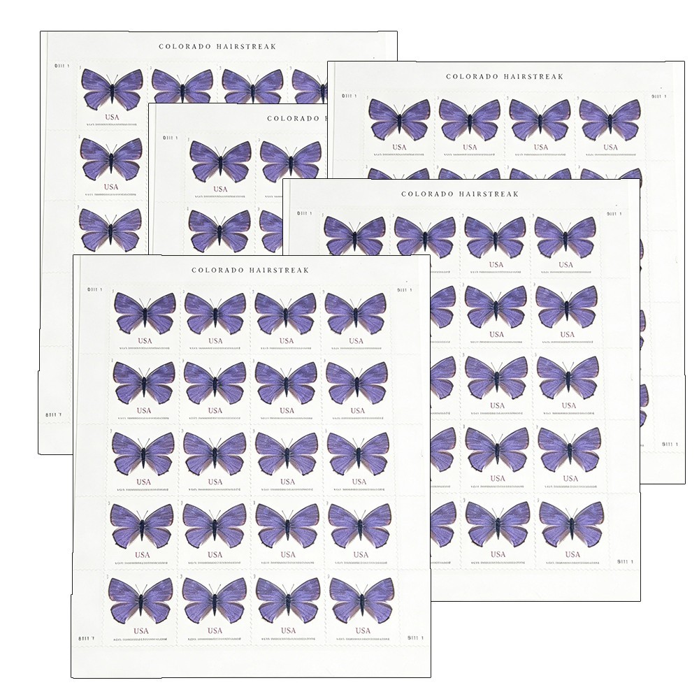 2021 Colorado Hairstreak Butterfly Scott #5568 Non-Machinable - 100 MNH Stamps