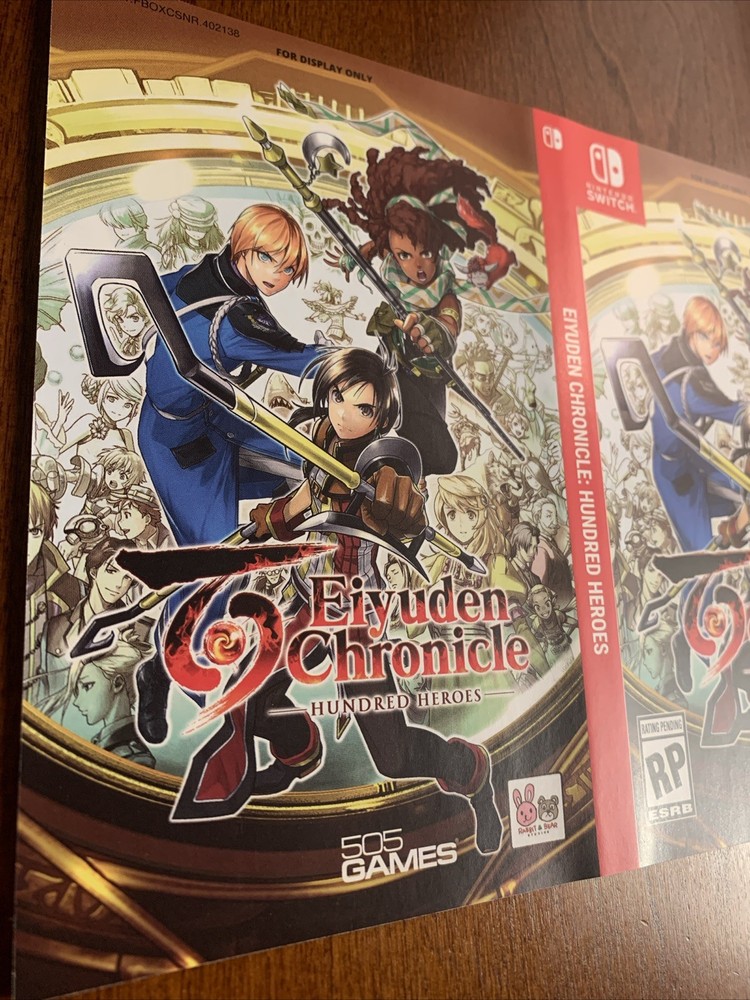 Eiyuden Chronicle: Hundred Heroes - Nintendo Switch - Authentic - Display Only