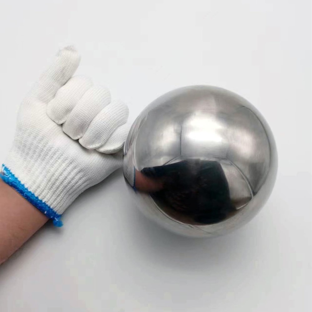 One Large 5" Inch Diameter Hardened Chrome Solid Steel Diameter: 5 inch