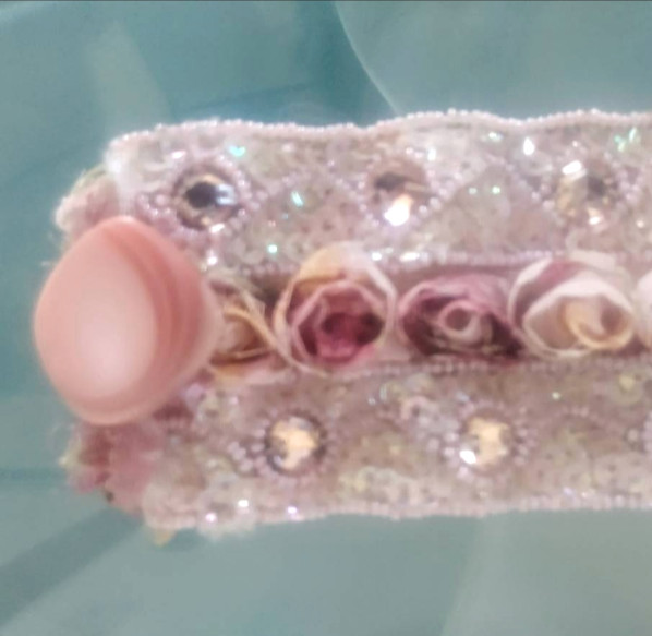 2 BEADED VINTAGE STYLE BRACELETS from ITALY