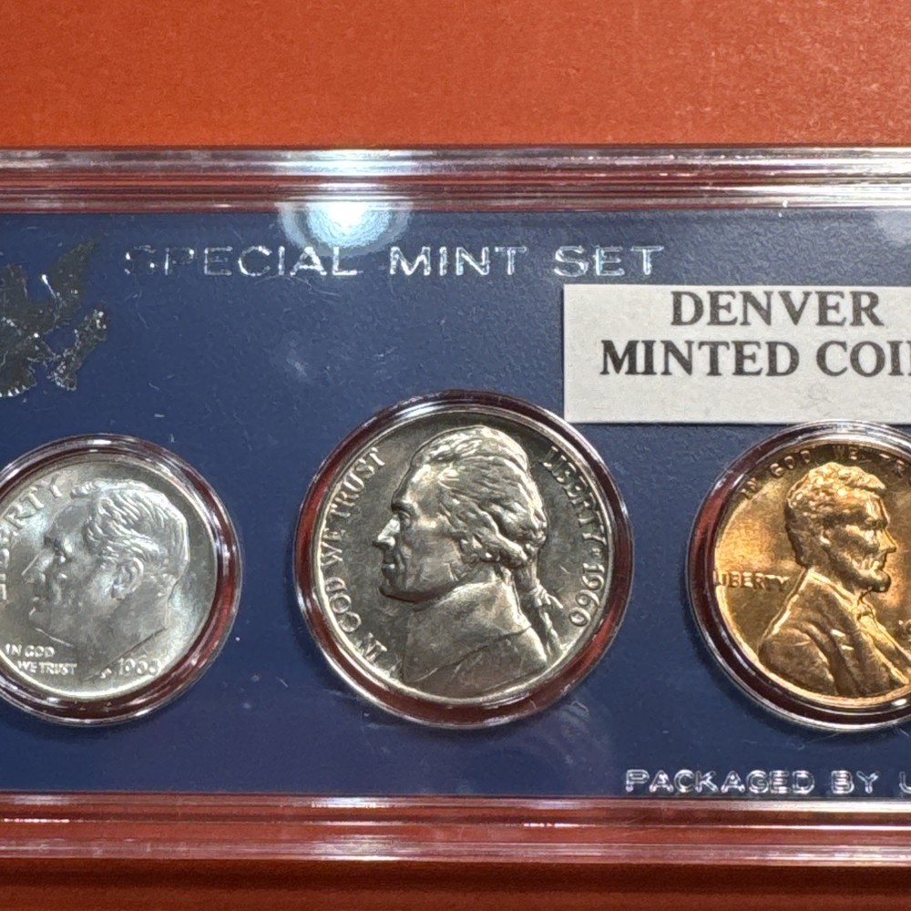 1960 D Denver Mint Coin Set 90% Silver