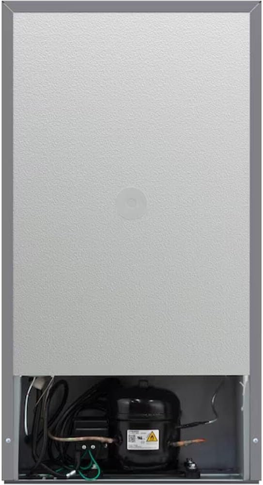 Frigidaire Mini Refrigerator 3.2 Cu Ft Full-Size Separate Freezer (Silver)