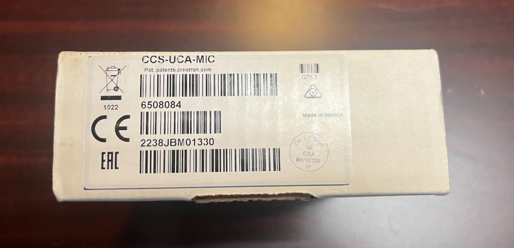 BRAND NEW Crestron CCS-UCA-MIC Microphone Pod