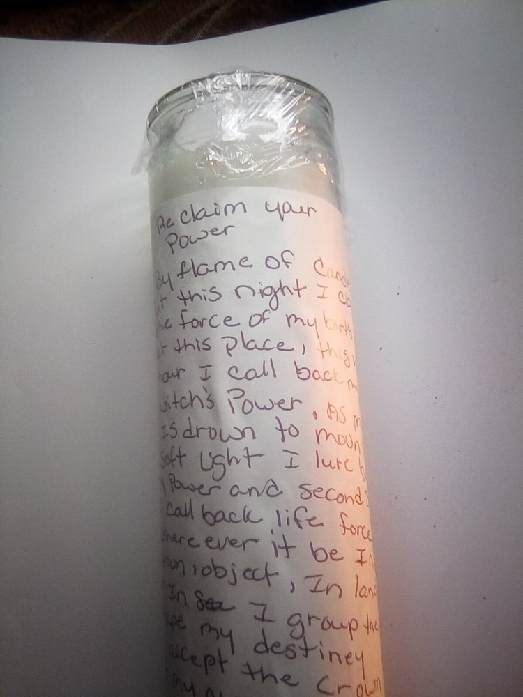 Reclaim Your Power Candle Hoodoo