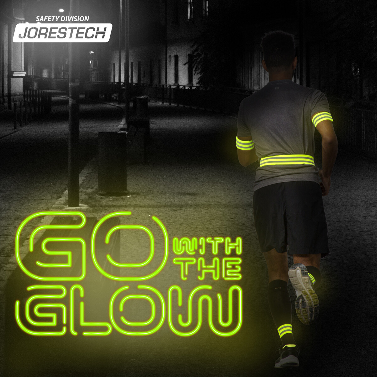 Hi visible Safety Reflective Bands Night Security + Reflective JORESTECH