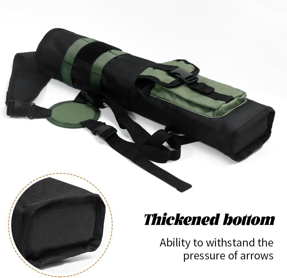 Archery Quiver Lightweight Backpack Arrow Carrying Bag Padded Strap