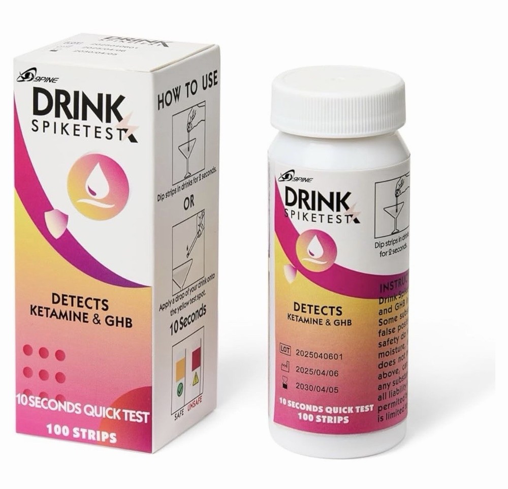D9PNE Drug Testing Kit 100 Strips 10 Seconds Quick Test for Ketamine & GHB