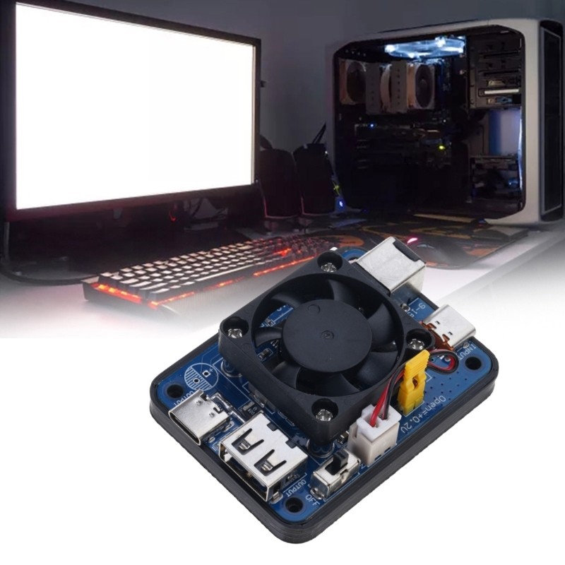 Stable 5V5A Power Supply Module with PD Input for RPI 5 Development Boards