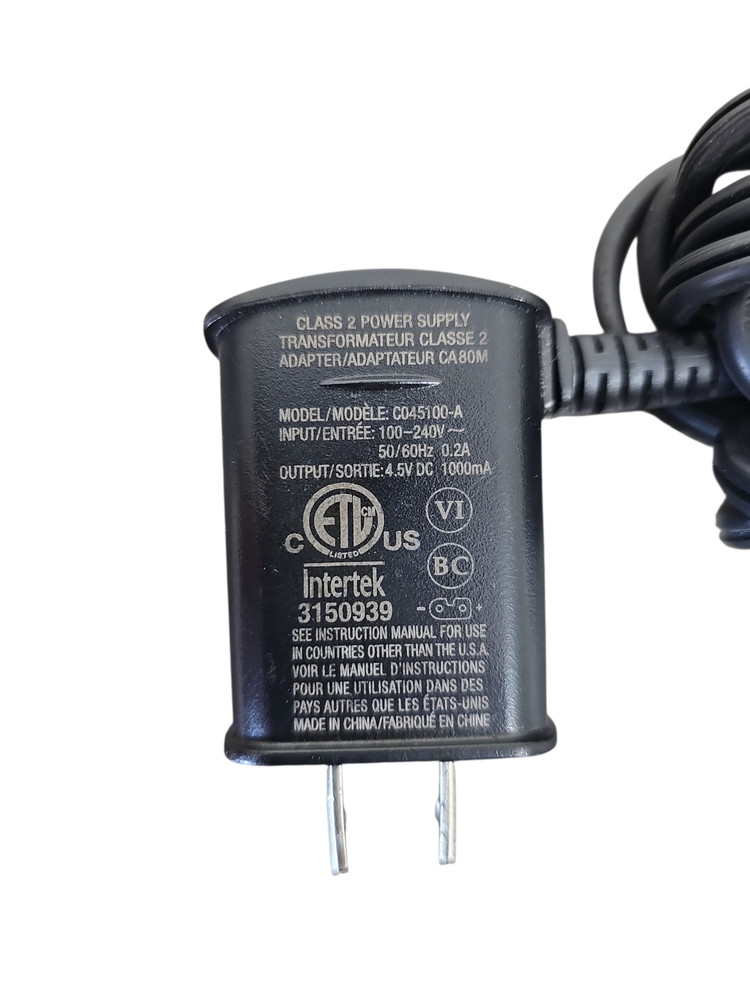 BabylissPRO Class 2 Charging Cable/Power Supply Model C045100