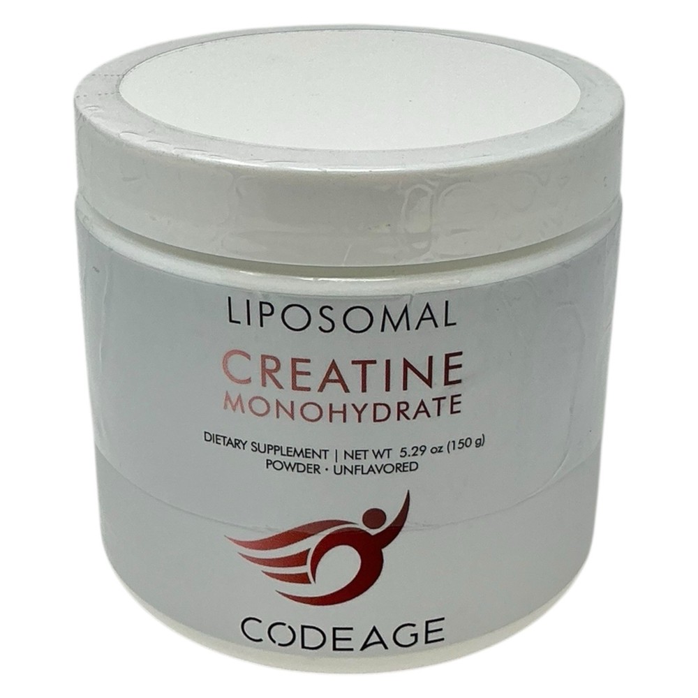 Codeage Liposomal Creatine Powder, Unflavored, 5.29 oz 150g Codeage Exp 03/26