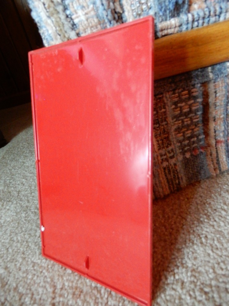 VINTAGE OAK VISTA VENDING MACHINE REPLACEMENT PARTS RED PLASTIC PANEL