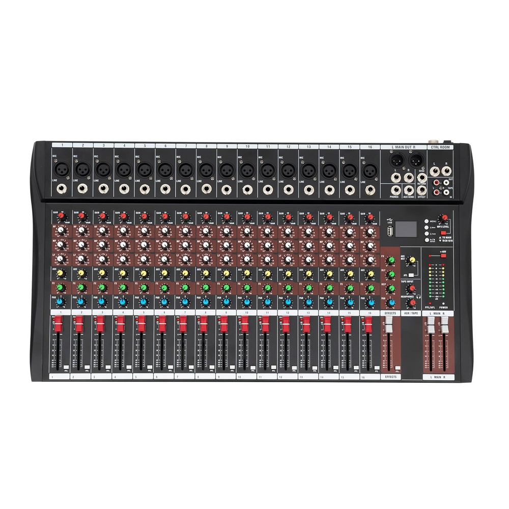 Channel Mixing Console Sound Live Studio Audio Mixer USB Bluetooth