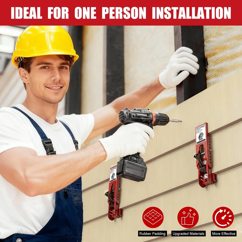 Siding Installation Tools with Mounting Kit and Storage Pouch, 5/16-Inch