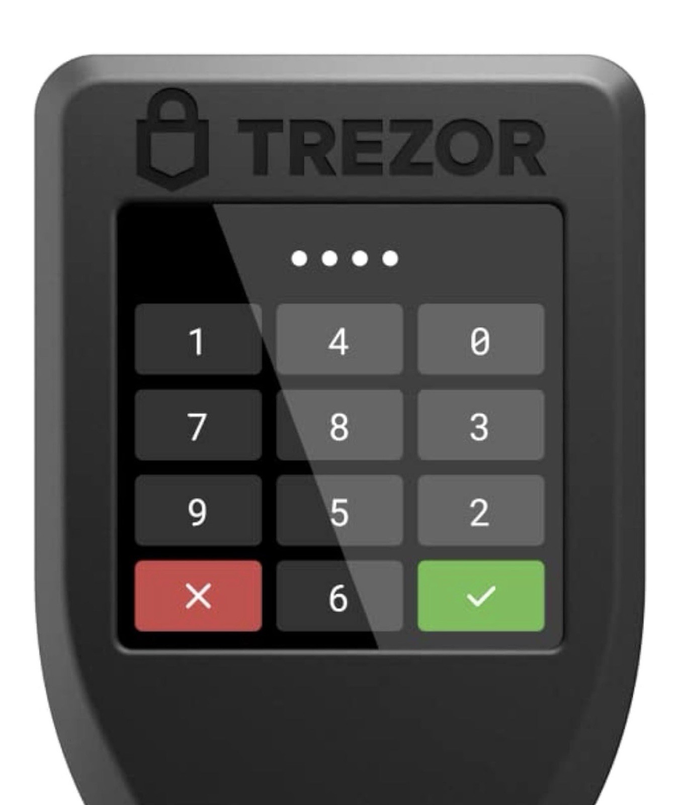 Trezor - Model T - Advanced Crypto Hardware Wallet with LCD Touch Screen - Black