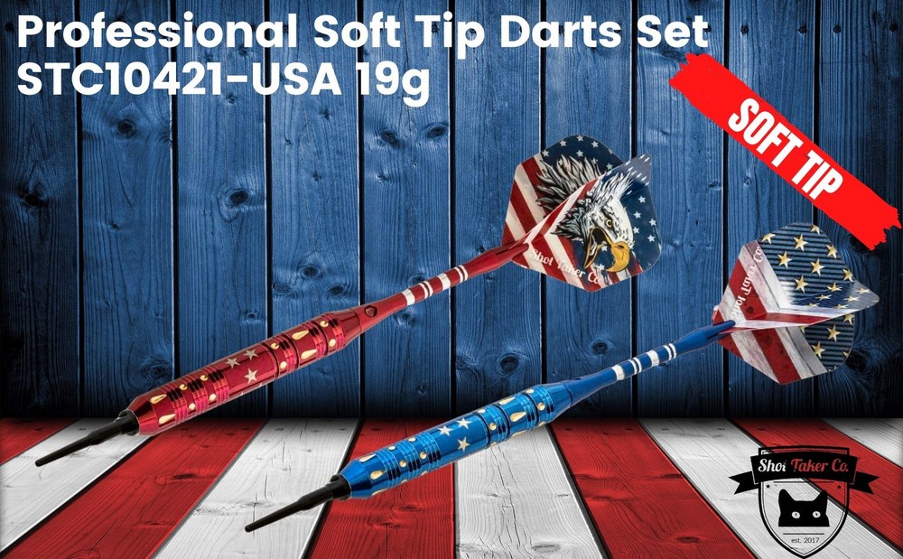 Soft Tip Darts Set Professional Darts for Electronic Dartboard Includes Bra...